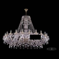 Подвесная люстра bohemia ivele crystal 1411 1411-24-530-g